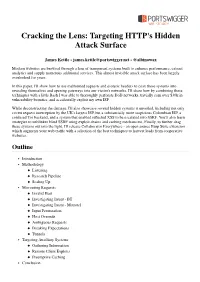 Cracking the Lens: Targeting HTTP's Hidden Attack Surface