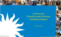 Diversity and Inclusion Initiatives Report
