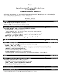 Draft Program