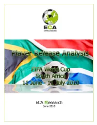 ECA Player Release Analysis 2010 World Cup.Pdf