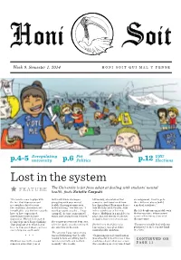 Lost in the System the University Is Far from Adept at Dealing with Students’ Mental Feature Health, Findsnatalie Czapski