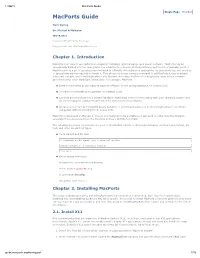 Macports Guide