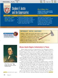 Stephen F. Austin and the Empresarios