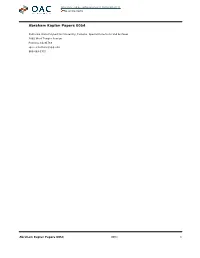 Abraham Kaplan Papers 0054