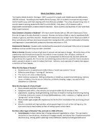 Anxiety Overview Bower Handout