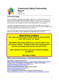 Community Safety Partnership Report Issue 26 February 2019