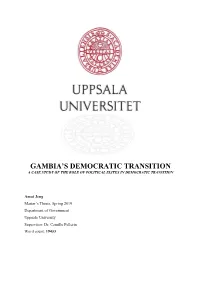 Gambia's Democratic Transition