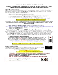 Hitchhiker's Guide to Using