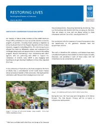 RESTORING LIVES Building Back Better in Dominica