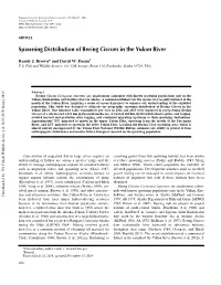Spawning Distribution of Bering Ciscoes in the Yukon River