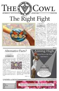 THE COWL PIRC/ Page 2 Alternative Facts? Aiming High