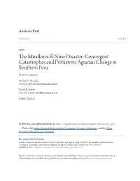 The Miraflores El Nino Disaster
