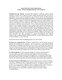 Vienna-Budapest Summer 2012 Program