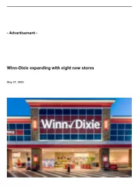 Winn-Dixie Expanding with Eight New Stores