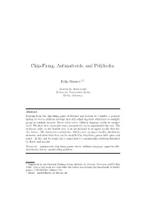 Chip-Firing, Antimatroids, and Polyhedra