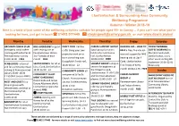 Llanfairfechan & Surrounding Area Community Wellbeing Programme