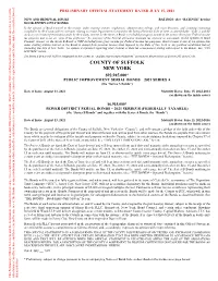 Official Statement Dated July 15, 2021