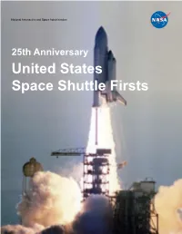 Space Shuttle Firsts