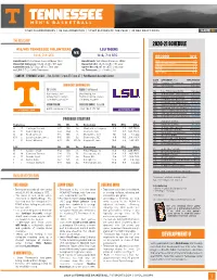 2020-21 Schedule Development U