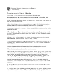 Agreement Between the Governments of Sudan and Uganda