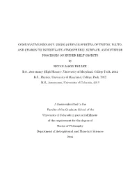 Comparative Kbology: Using Surface Spectra of Triton
