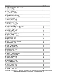 Active Cgfms by State