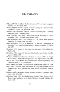 Bibliography