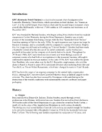 Introduction: History
