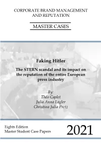 MASTER CASES Faking Hitler