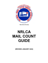 Nrlca Mail Count Guide