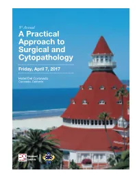 A Practical Approach to Surgical and Cytopathology