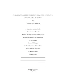 Globalization and the Emergence of Japanese Influence In
