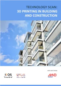 3D Printing in Building and Construction