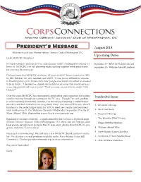 August 2018 Inside This Issue: Upcoming Dates