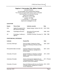 Daphne C. Hernandez, Phd, Msed, FAAHB