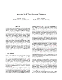 Improving Meek with Adversarial Techniques