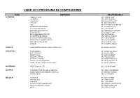 Liber 2012 Programa De Compradores