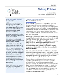 May 2020 Newsletter