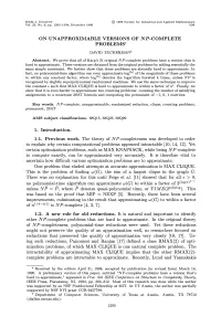 On Unapproximable Versions of NP-Complete Problems By