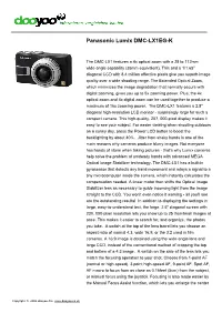Panasonic Lumix DMC-LX1EG-K