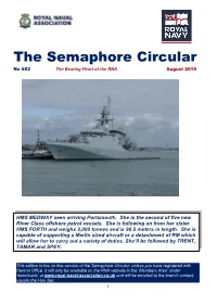 The Semaphore Circular No 692 the Beating Heart of the RNA August 2019