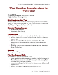 What Should We Remember? (PDF 266KB)