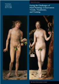 Facing Challenges of Panel Paintings Conservation