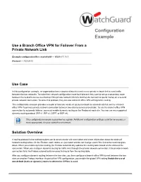 Fireware Configuration Example
