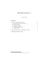 ECE 604, Lecture 7