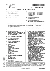 Methods and Compositions for Treatment of Cancer