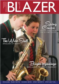 Spring Concert the Write Stuff Bright Beginnings