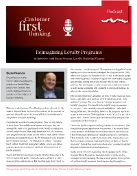 Reimagining Loyalty Programs an Interview with Bryan Pearson, Loyalty Marketing Pioneer