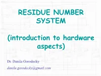 Residue Number System