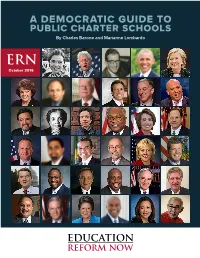 A DEMOCRATIC GUIDE to PUBLIC CHARTER SCHOOLS by Charles Barone and Marianne Lombardo